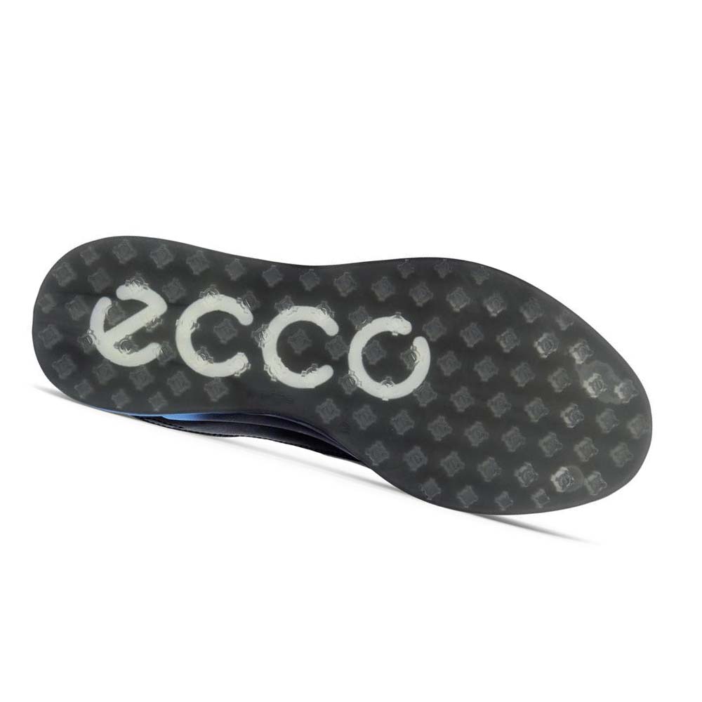 Men's Ecco S-three Signature Golf Shoes Black | USA 555RVD